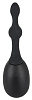 Чёрный анальный душ-стимулятор малого размера Orion Black Velvets 0514551