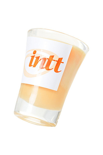 Массажная свеча для поцелуев с ароматом персика INTT Peach VB04