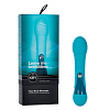 Бирюзовый рельефный вибратор Jopen VIRGO JO-8048-05-3