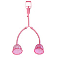 Розовая помпа для груди с двумя чашечками Bior toys EE-10186