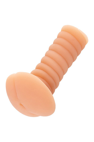 Надувная секс-кукла телесного цвета с реалистичной головой и конечностями ToyFa 117021