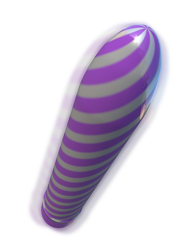 Фиолетовый вибратор Pipedream Sweet Swirl Vibrator PD1985-12 (21,3 см)