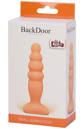 Телесный анальный стимулятор Lola toys Small Bubble Plug 511624lola (11 см)