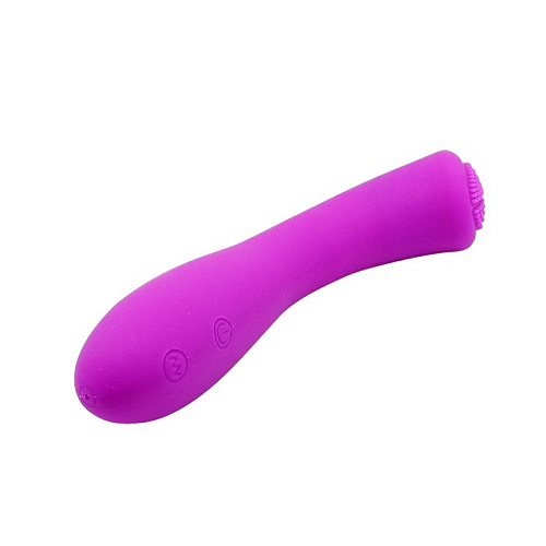 Перезаряжаемый вибратор лилового цвета Baile Len BI-014360 (16 см)