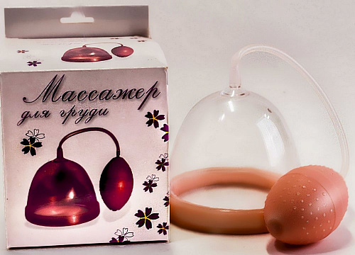 Малая вакуумная помпа телесного цвета для груди LOVETOY (А-Полимер) 462903