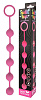 Розовая анальная цепочка с металлическими шариками Bior toys ST-40181-6 (25 см)