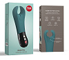 Бирюзовый фаллостимулятор с вибрацией Fun Factory Manta 5300859
