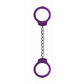Металлические фиолетовые оковы Shots Media BV Pleasure Legcuffs OU006PUR