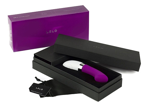 Лиловый вибромассажёр Lelo Gigi 2 Deep Rose LEL7855 (16,5 см)