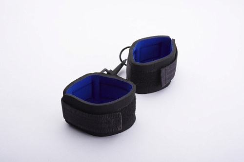 Ламинированные спандексом чёрные наручи с застёжками на липучках Sitabella 7053-1