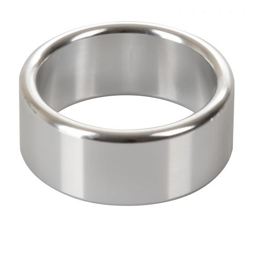 Серебристое эрекционное кольцо California Exotic Novelties Alloy Metallic Ring Medium SE-1370-10-2