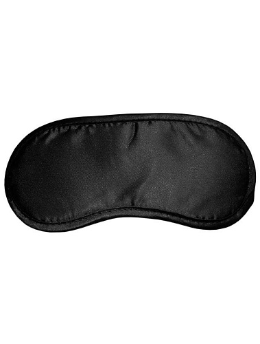 Чёрная маска на глаза Sportsheets и Sex Mischief Satin Blindfold SS10001