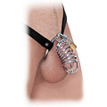 Стальное кольцо верности с фиксацией головки Pipedream Extreme Chastity Belt PD3669-23