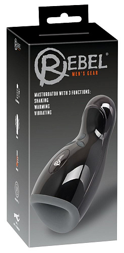 Черный мастурбатор с нагревом Orion Rebel Masturbator 05930870000