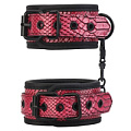 Розово-чёрные наручи Dream Toys HAND CUFFS 21649