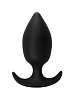 Чёрная анальная пробка Lola toys Insatiable 8011-01lola (10,5 см)