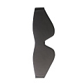 Чёрная плотная маска на глаза Dream Toys BLAZE BLINDFOLD WITH PAINTING EDGE BLACK 21266