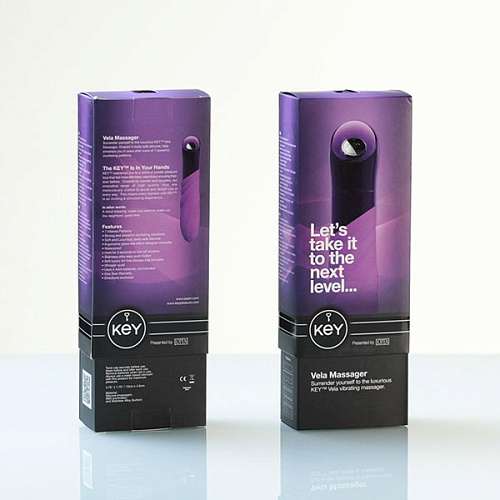 7-скоростной сиреневый вибромассажёр Jopen Vela JO-8055-10-3