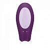 Фиолетовый вибратор для пар с управлением через приложение Satisfyer Double Joy J2008-16-3