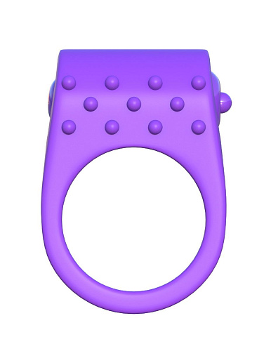 Фиолетовое эрекционное кольцо с подхватом мошонки Pipedream Silicone Duo-Ring PD5809-12
