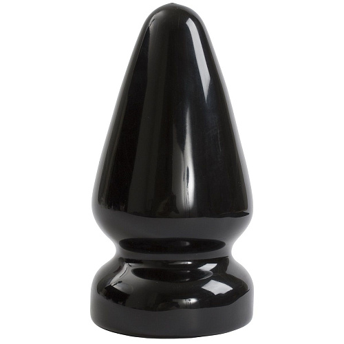 Большая анальная пробка в чёрном цвете Doc Johnson Titanmen Tools Butt Plug 3.75 Diameter Ass Servant 3203-01-CD (19 см)