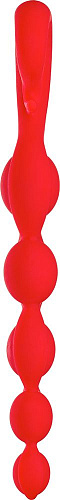 Красная анальная цепочка Fun Factory Bendybeads 38103 (26,2 см)