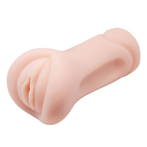 Телесный мастурбатор-вагина с эффектом смазки Baile BM-009206K