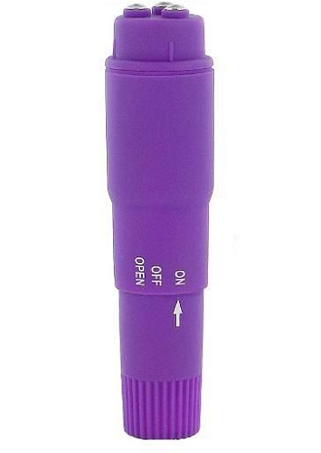 Фиолетовый оригинальный вибромассажёр-ракета Taboom del70021