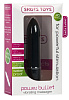 Чёрная удлинённая вибропуля Shots Media BV Power Bullet Black SHT048BLK (8,3 см)