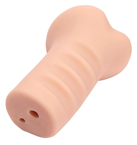 Мастурбатор-вагина телесного цвета с точками и углублениями внутри тоннеля Pornhub Bump Grind Pussy Stroker  94862