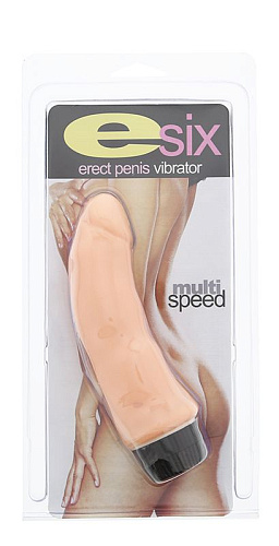 Реалистичный вибромассажёр телесного цвета малого размера Seven Creations PG220-BCV (12 см)