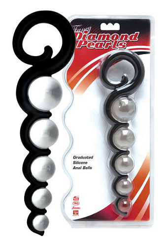 Анальная цепочка с кольцом Dream Toys 20478 (25,5 см)