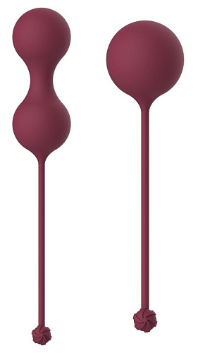 Набор бордовых вагинальных шариков Lola toys Love Story Carmen 3011-02lola