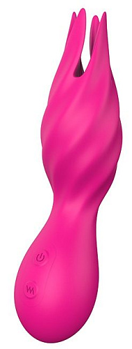 Розовый клиторальный стимулятор Dream Toys FLUTTERING TULIP 21593 (14,5 см)