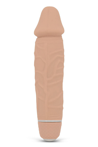 Реалистичный вибратор с 7 режимами вибрации телесного цвета Seven Creations B0080Y4SPGAC (13 см)