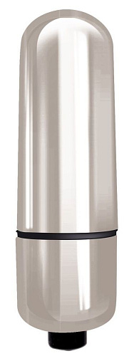 Серебристая вибропуля Indeep Mady 7703-03indeep (6 см)