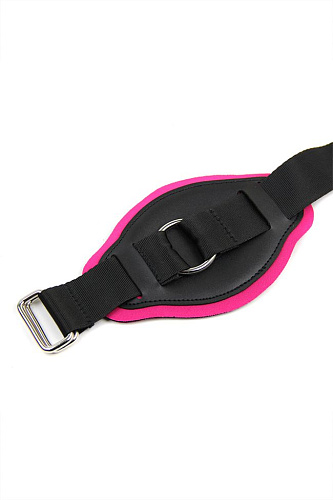 Розовый страпон с креплением на бедро Romfun ZW-018 (13 см)