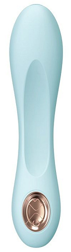 Голубой вибратор для точки G Dream Toys DELPHINE 21737 (17 см)