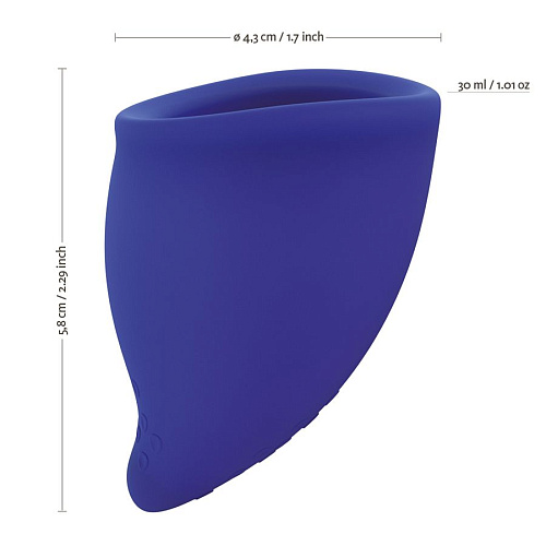 Набор менструальных чаш розового и синего цвета Fun Factory Fun Cup Explore Kit 95003 (размер S + L)