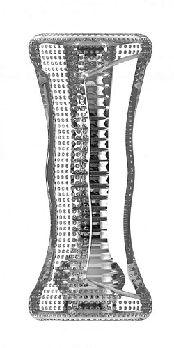 Прозрачный мастурбатор-труба Shots Media BV Stroker No.23 SON023TRA