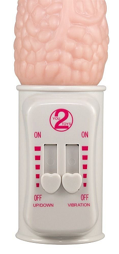 Реалистичный вибратор телесного цвета Orion Push it! 0563226 (27,5 см)