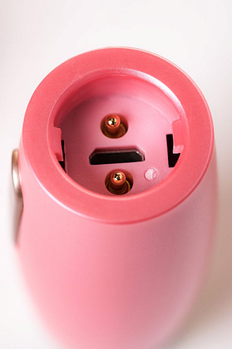 Розовый вибратор с двумя сменными насадками Le Stelle PERKS SERIES EX-3 LS12209