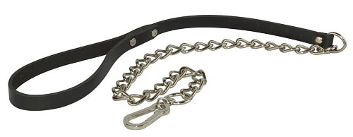 Поводок для ошейника с надежной цепью с удобный карабином Sitabella 3172-2