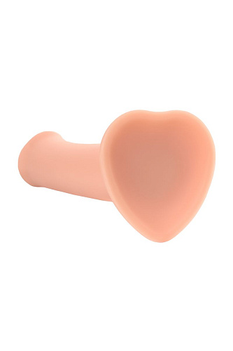 Телесный фаллос на присоске Strap-on-me Silicone Bendable Dildo L 6013113 (19 см)