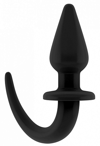 Чёрная анальная пробка Shots Media BV SONO №8 SON008BLK