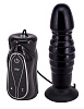 Чёрный анальный вибратор на присоске Seven Creations Pleasure Thrust C0055B1SPGACN (14 см)