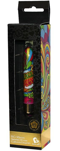 Разноцветная вибропулька Rocks-Off Summer Of Love California Dreamin 10RO90CAL (9 см)