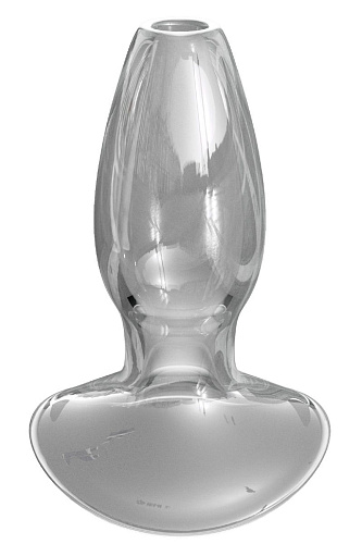 Прозрачный анальный плаг с туннелем Pipedream Mega Anal Gaper PD4790-20 (12,2 см)