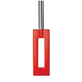 Красная шлёпалка Shots Media BV Leather Gap Paddle OU018RED (35 см)