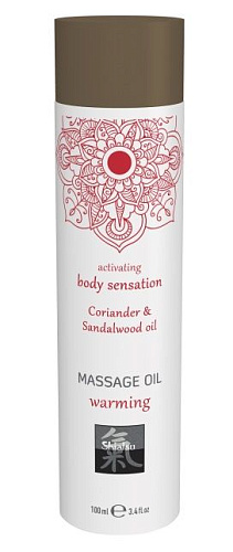 Массажное масло с ароматом кориандра с добавлением сандалового масла Shiatsu 67007 (100 мл)